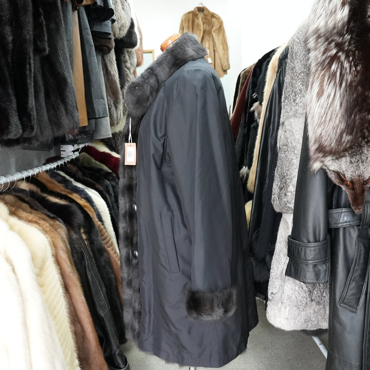 Russian Squirrel Reversible Coat- Genuine Vintage Fur From Japan
