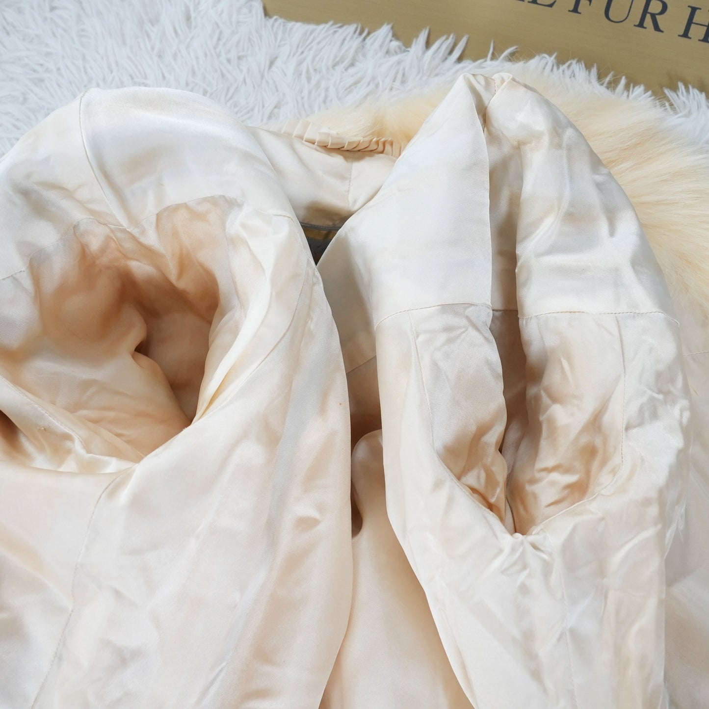 Shadow Fox Coat - Genuine Vintage Fur From Japan