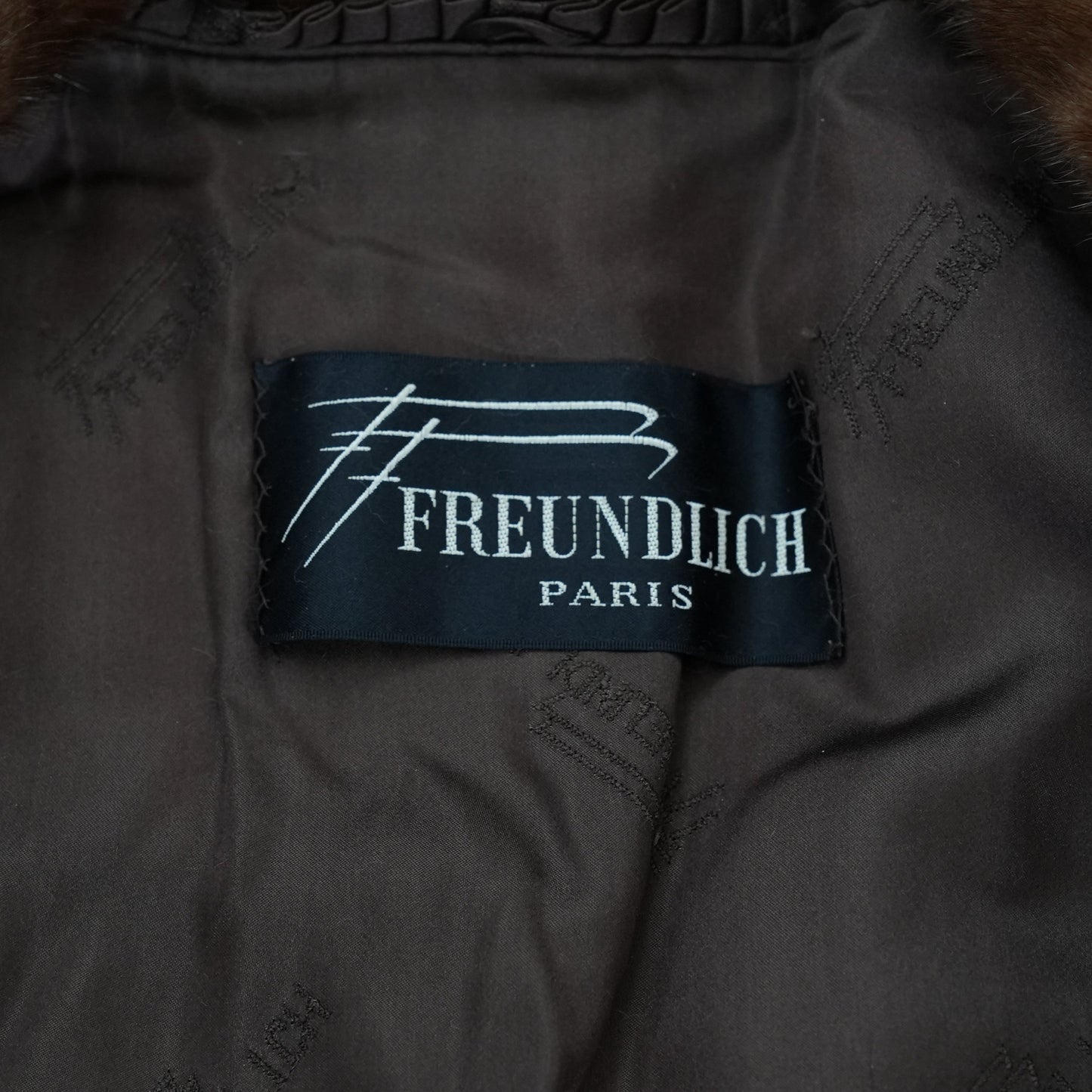 Dark Mink Vest Vintage Fur Japan