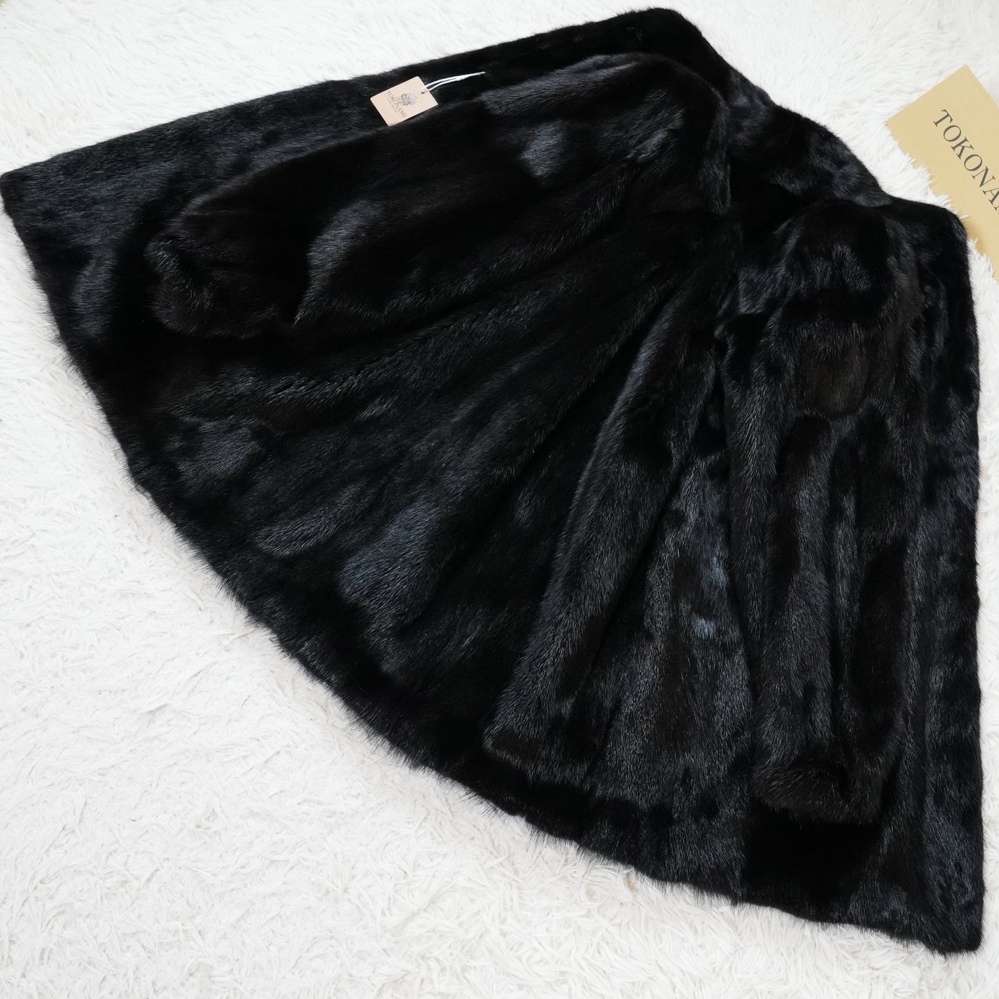Black Mink Half Coat Malvoisie - Genuine Vintage Fur From Japan