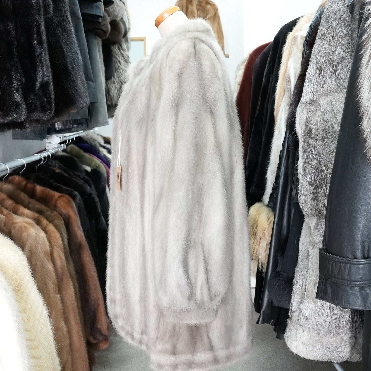 Sapphire Mink Fur Coat - Genuine Vintage Fur From Japan