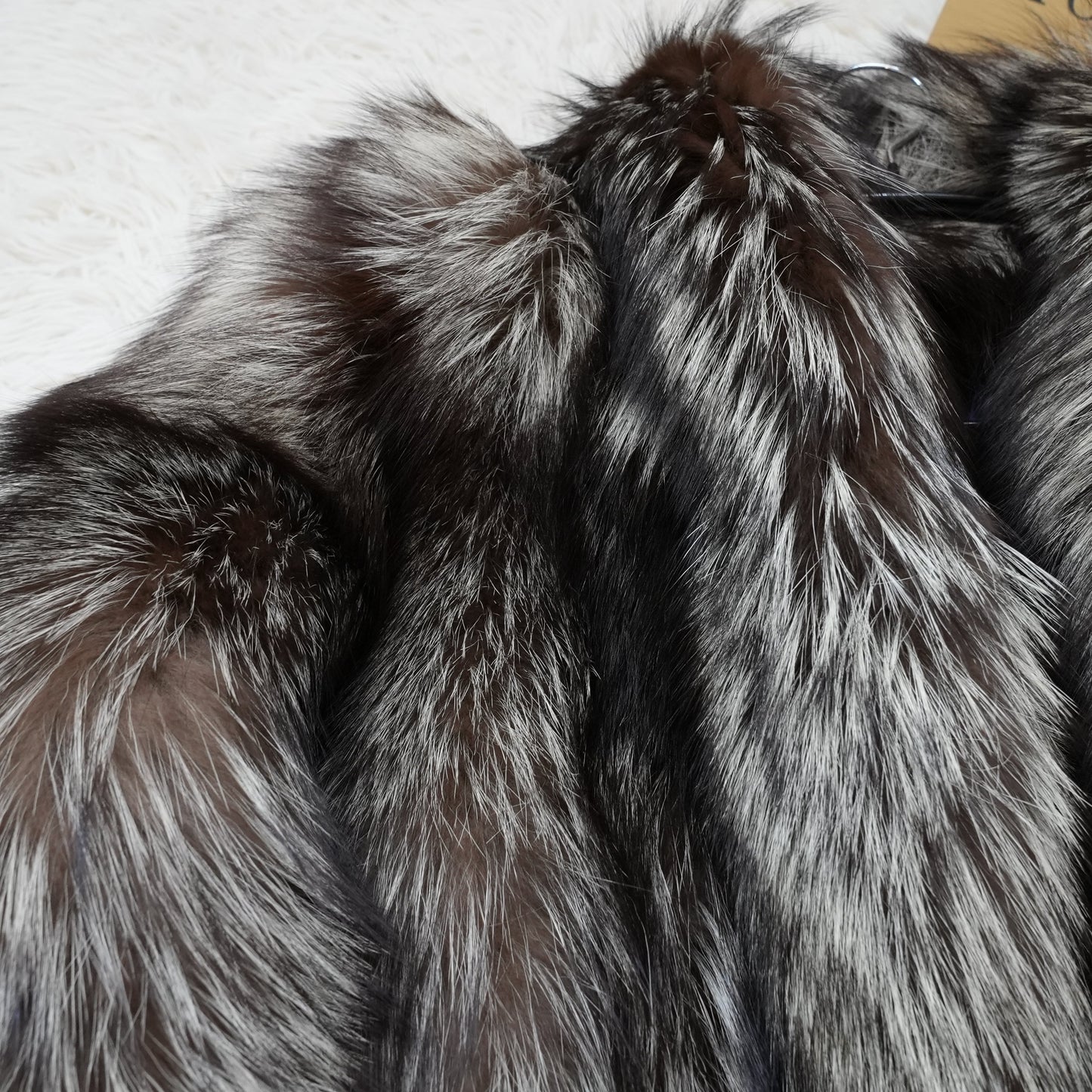 Silver Fox Coat - Genuine Vintage Fur From Japan
