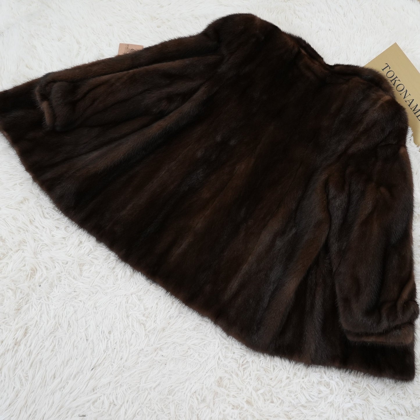 Dark Mink Fur Jacket - SAGA MINK