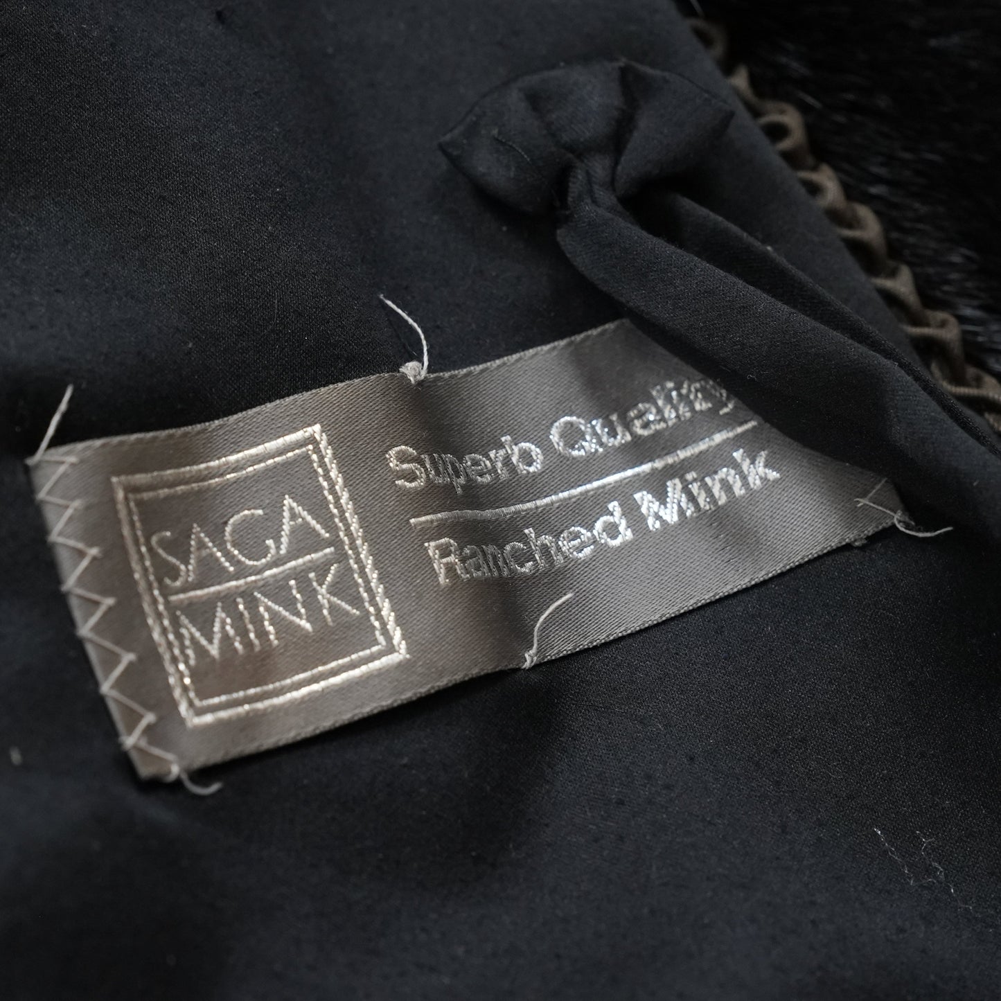 SAGA MINK Fur Coat - Genuine Vintage Fur From Japan