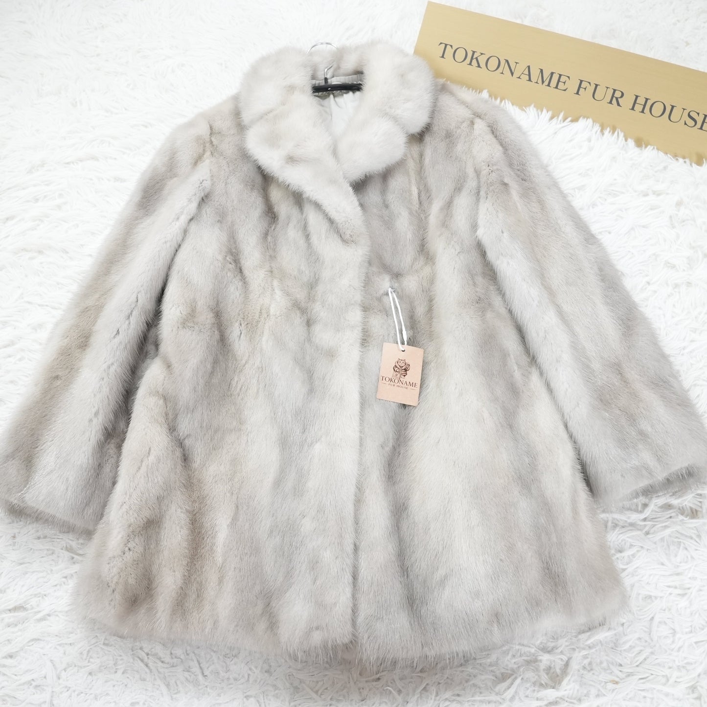 Sapphire Mink Fur Jacket - Genuine Vintage Fur From Japan