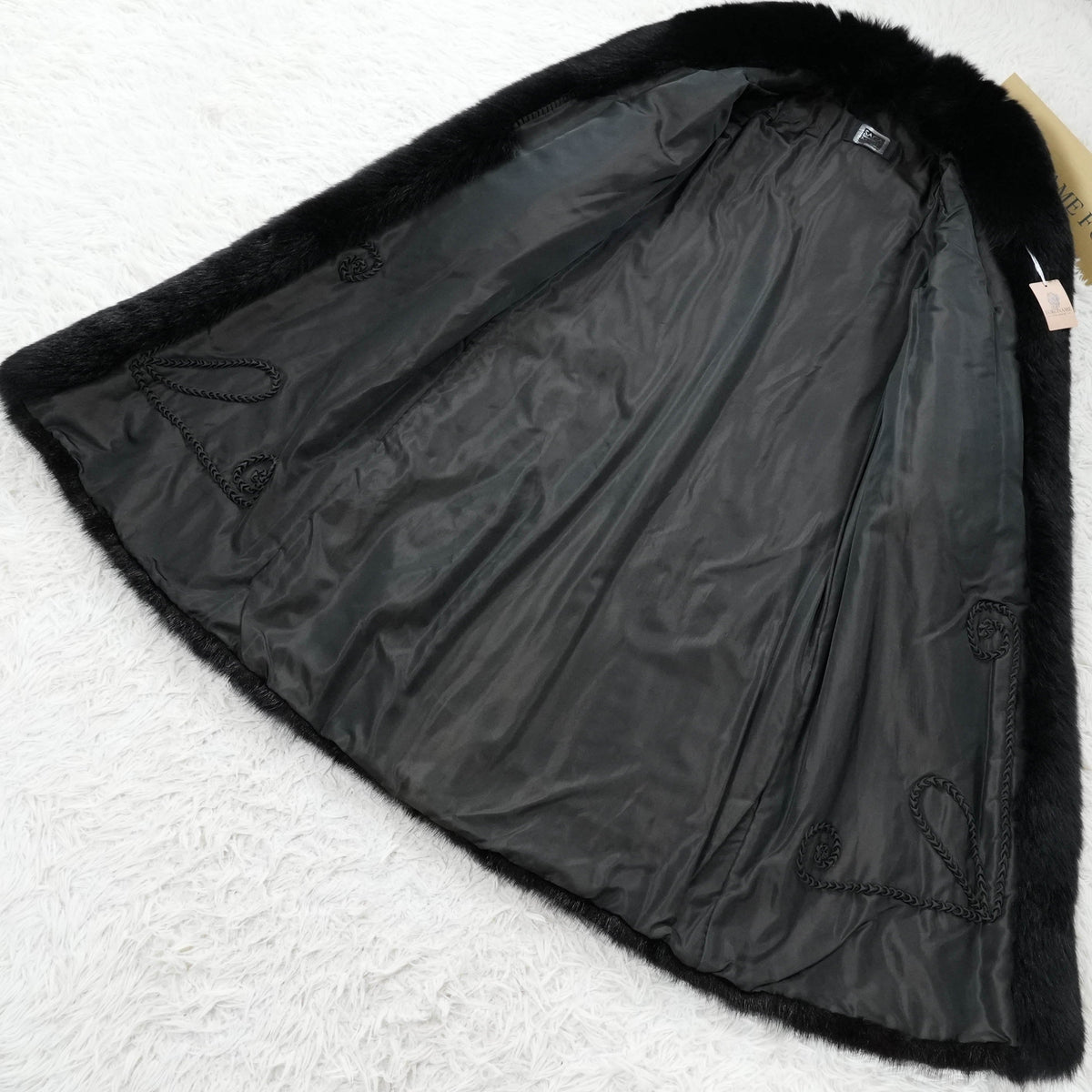 Mink and Fox Fur Gorgeous Long Coat - Genuine Vintage Fur From Japan
