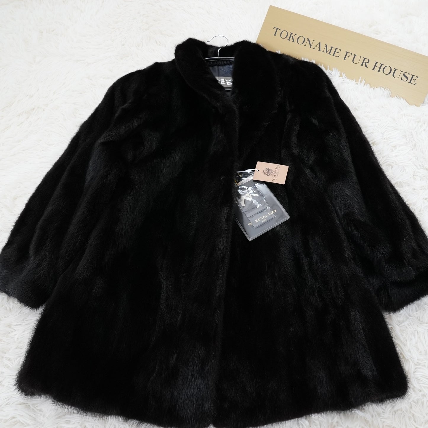 Dark Mink Coat - SAGA MINK Vintage Fur Japan