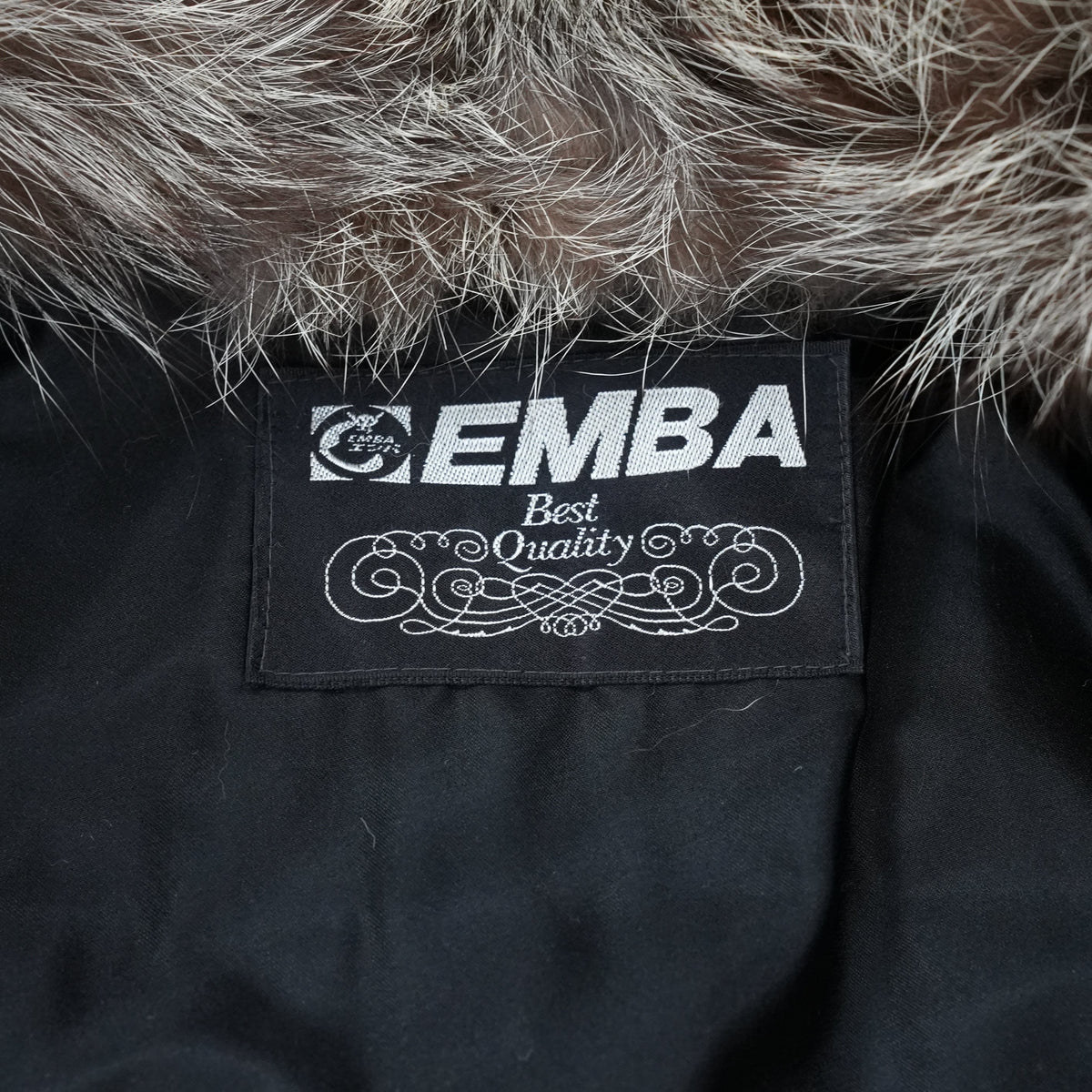 Silver Fox Coat EMBA - Genuine Vintage Fur From Japan
