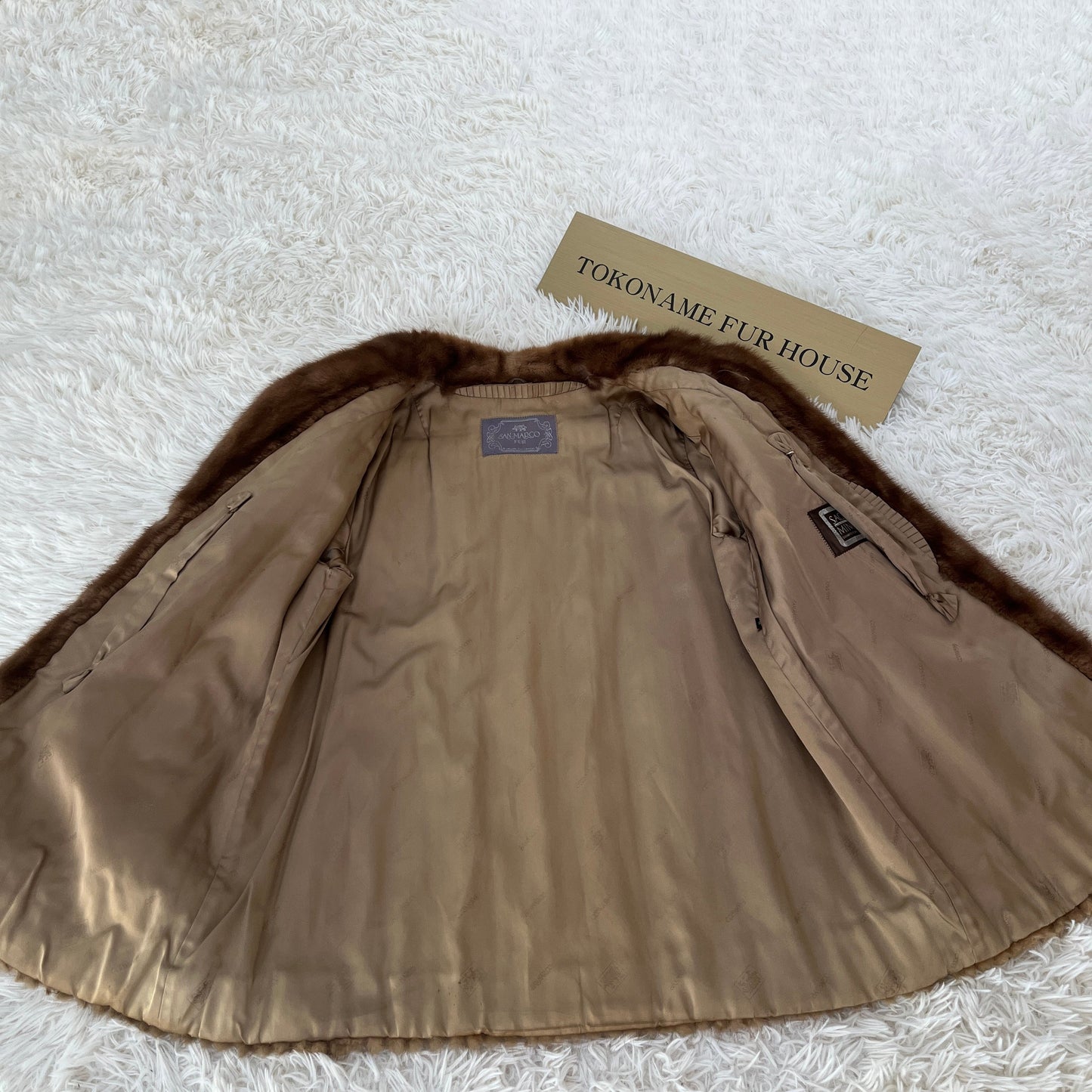 Demi Buff Mink Jacket Vintage Fur Japan