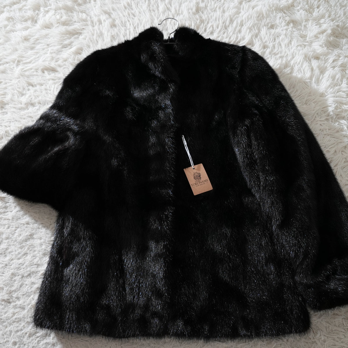 Dark Mink Fur Coat - Genuine Vintage Fur From Japan