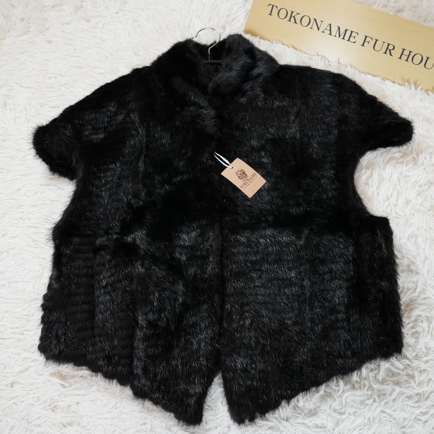Dark Mink Vest - Genuine Vintage Fur From Japan