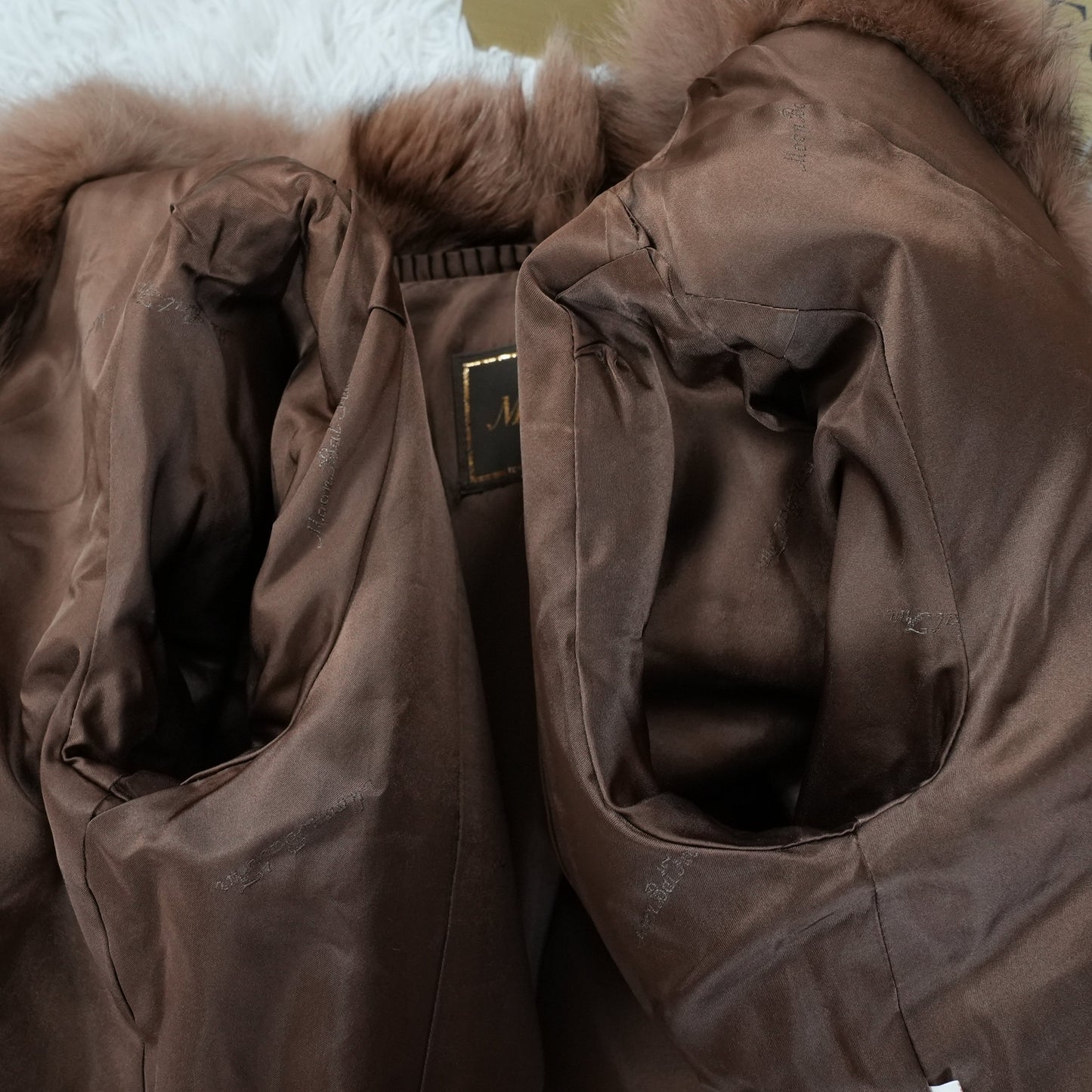 Brown Dyed Fox Coat - Genuine Vintage Fur From Japan