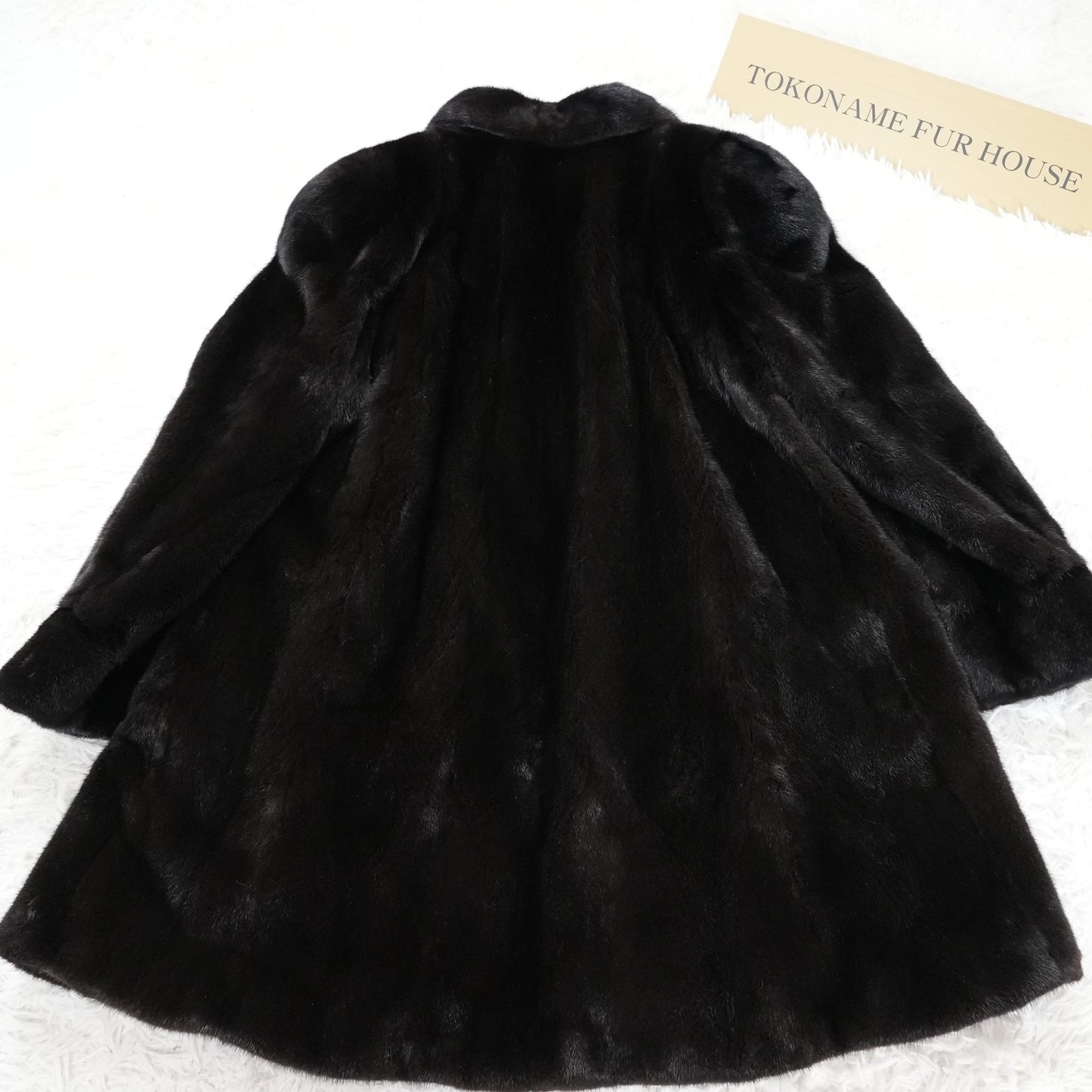 BLACKGLAMA Mink Coat Substantial and luxurious - Genuine Vintage Fur From Japan