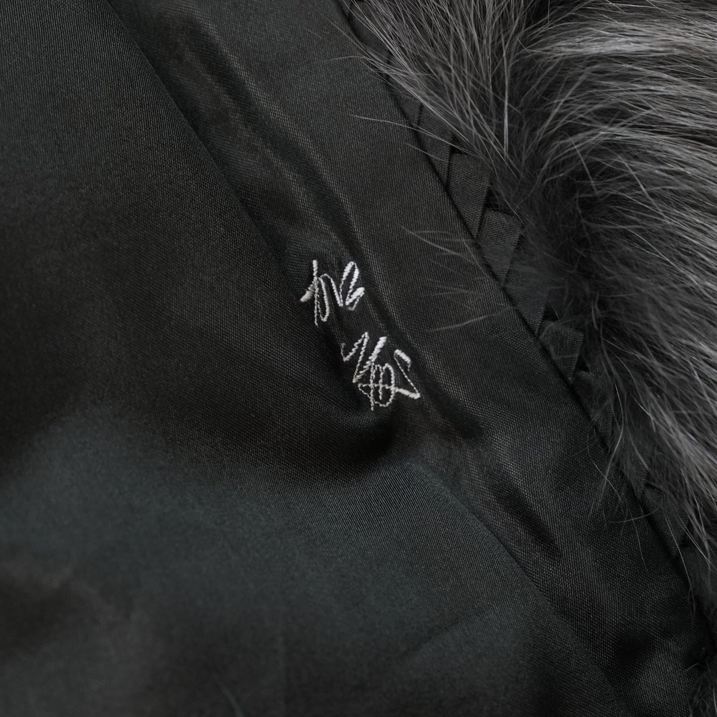 Gray Dyed Fox Fur Coat nakamur fur - Genuine Vintage Fur From Japan
