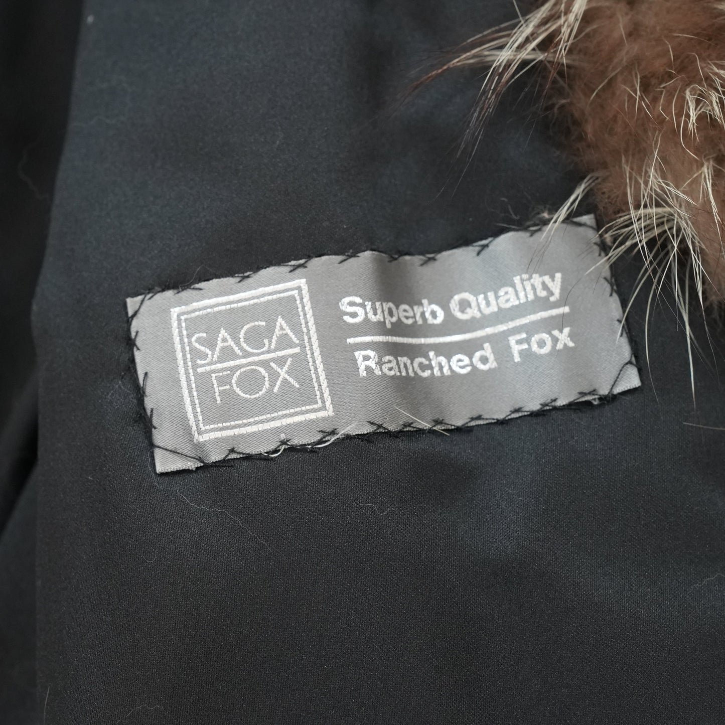 シルバーフォックスロングコート SAGA FOX - ヴィンテージファー 日本