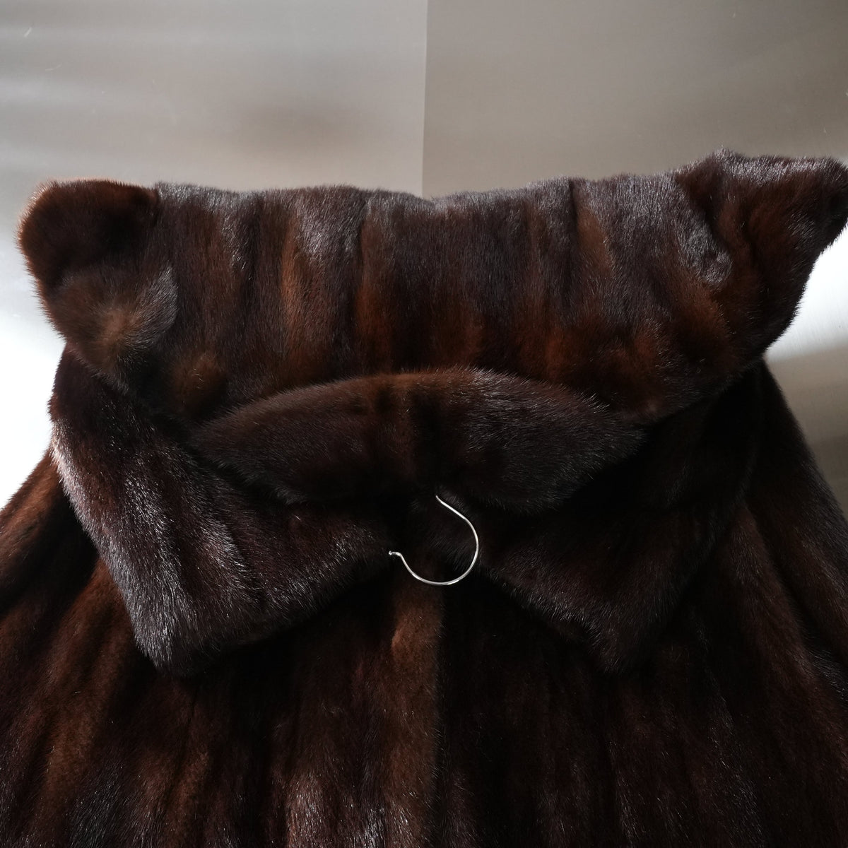 VISCARDI Mahogany Mink Fur Coat heavily - Genuine Vintage Fur From Japan