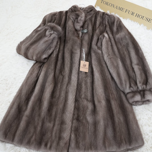 Blueiris Mink Fur Coat Genuine Vintage Fur Japan