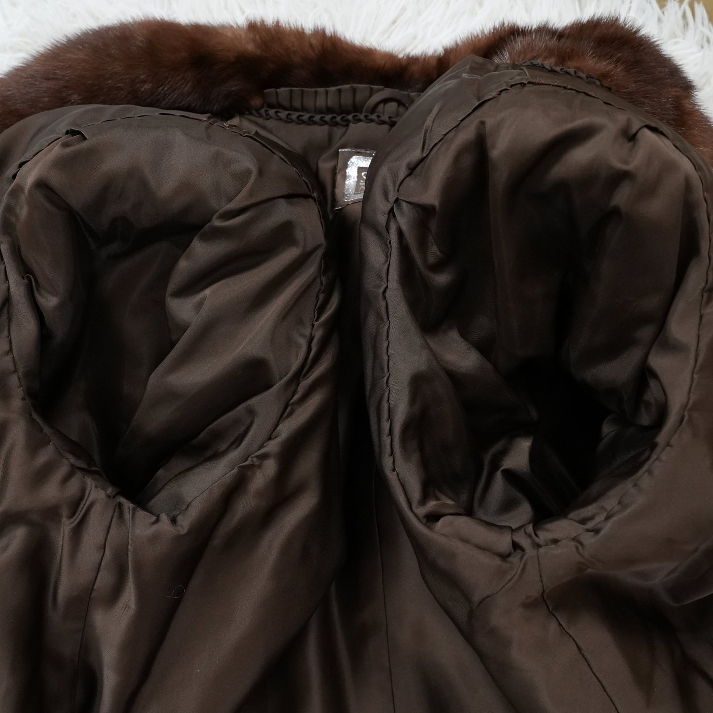 Demi Buff Mink Jacket SAGA MINK - Genuine Vintage Fur From Japan
