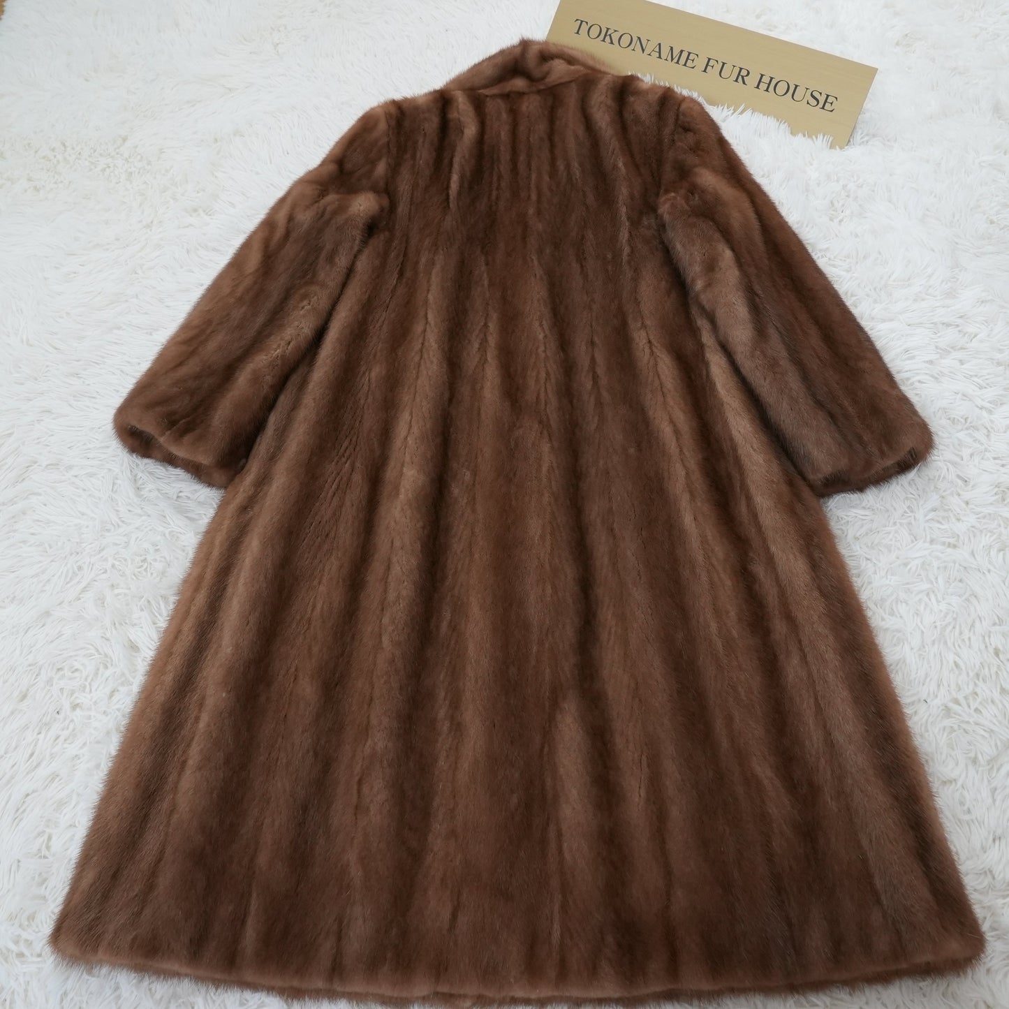 Vintage Fur From Japan Demi Buff Mink Long Coat