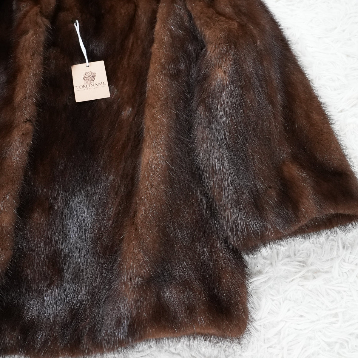 Dark Mink Fur Jacket - Genuine Vintage Fur From Japan
