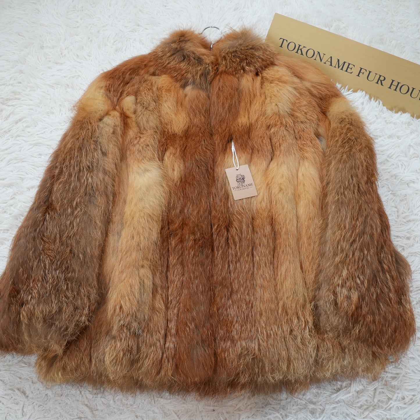 Red Fox Fur Coat - Genuine Vintage Fur From Japan