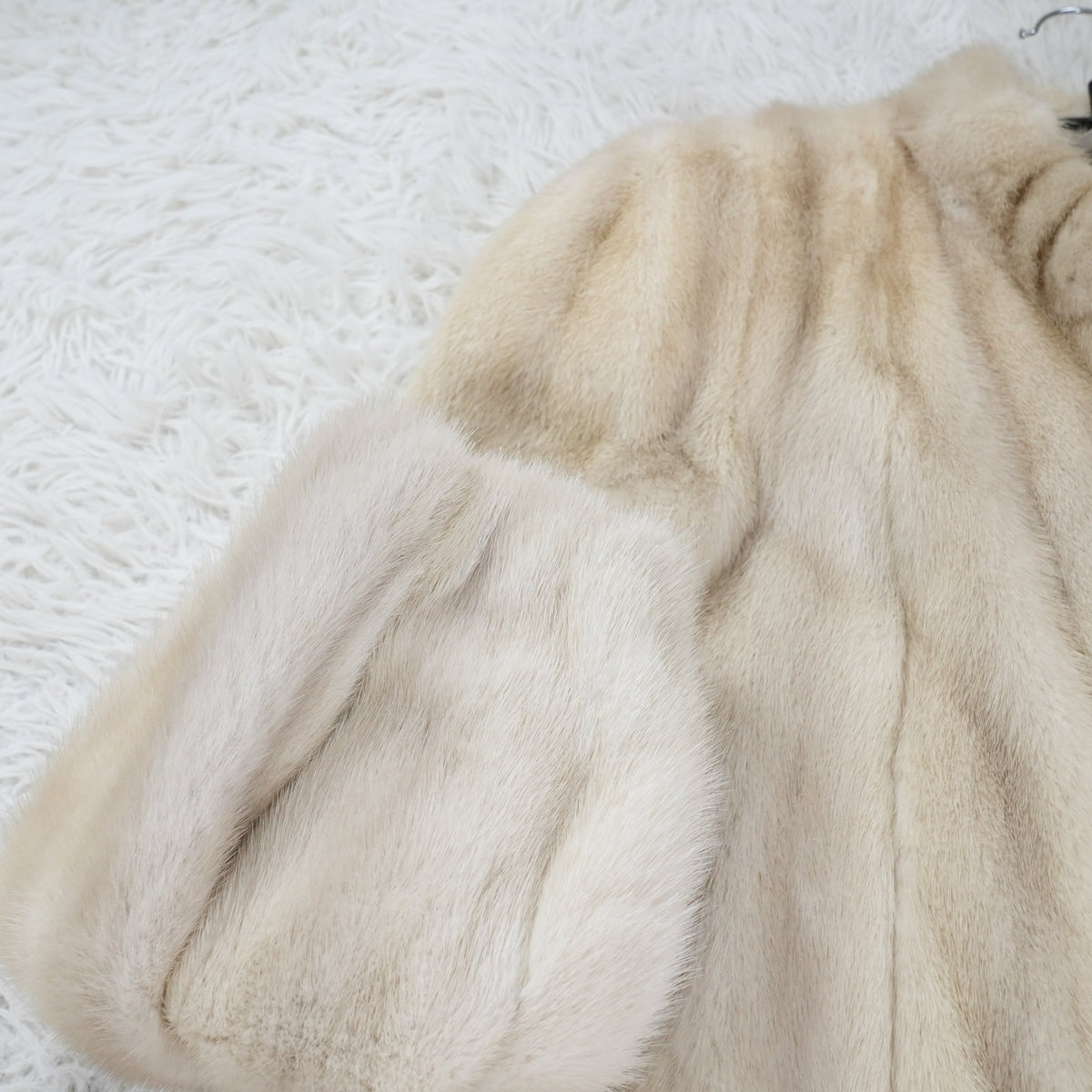 Azurene Mink Fur Coat EMBA - Genuine Vintage Fur From Japan
