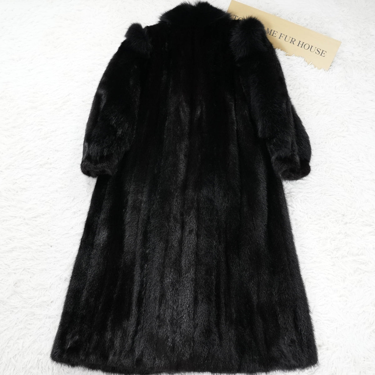 Mink and Fox Fur Gorgeous Long Coat - Genuine Vintage Fur From Japan