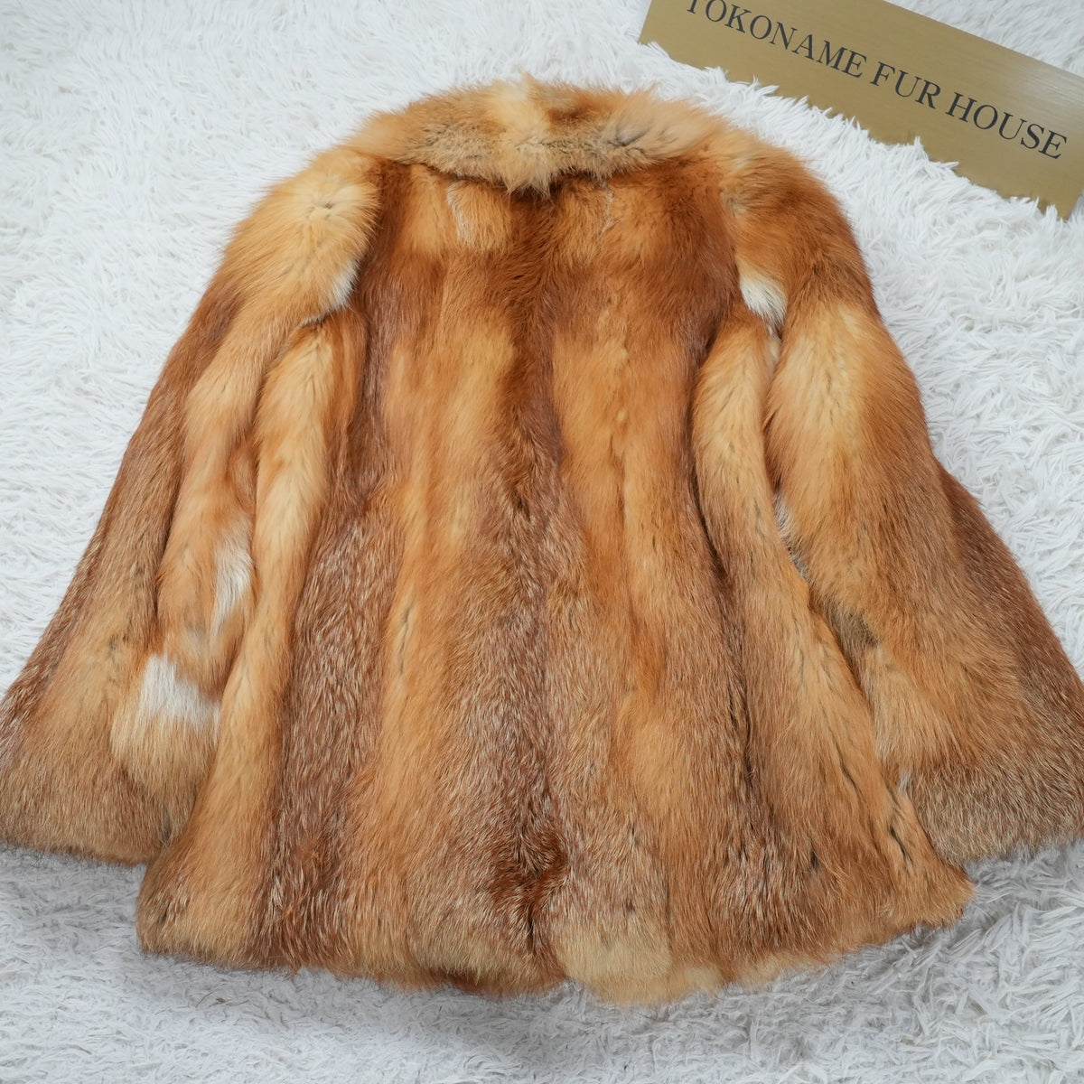 Red Fox Coat - Genuine Vintage Fur From Japan