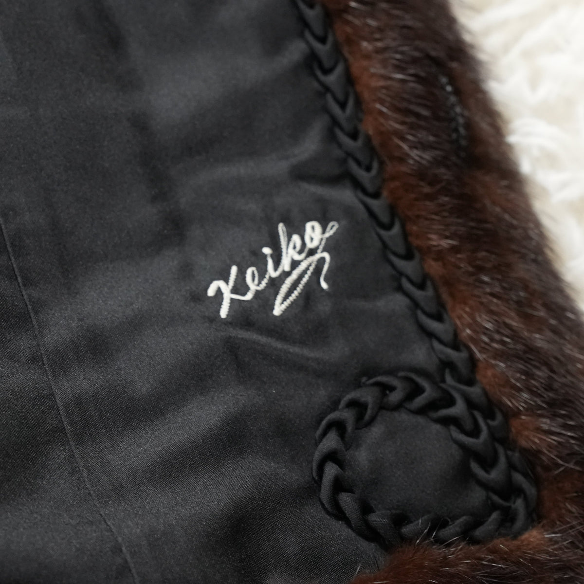 EMBA Mink crop Jacket Roll up Sleeve - Genuine Vintage Fur From Japan