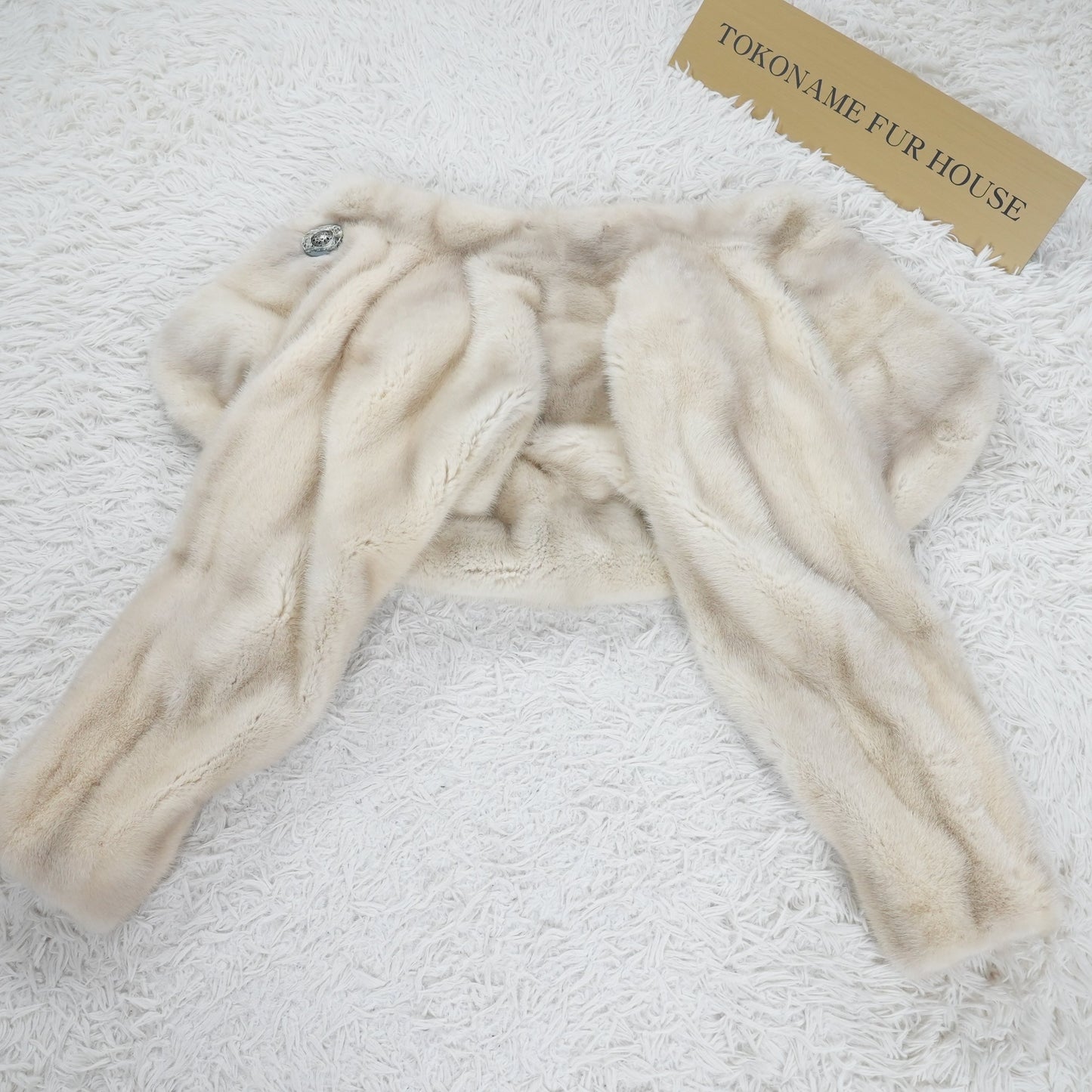 Azurene Mink Cropped length Jacket EMBA - Genuine Vintage Fur From Japan
