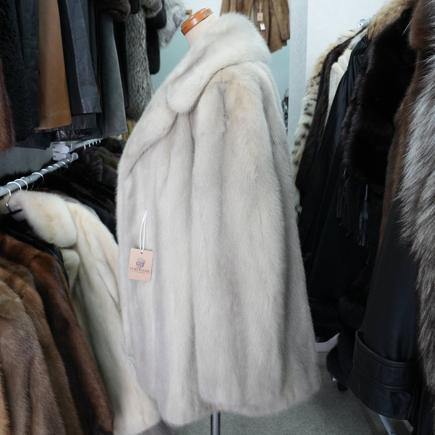 Sapphire Mink Jacket - Genuine Vintage Fur From Japan