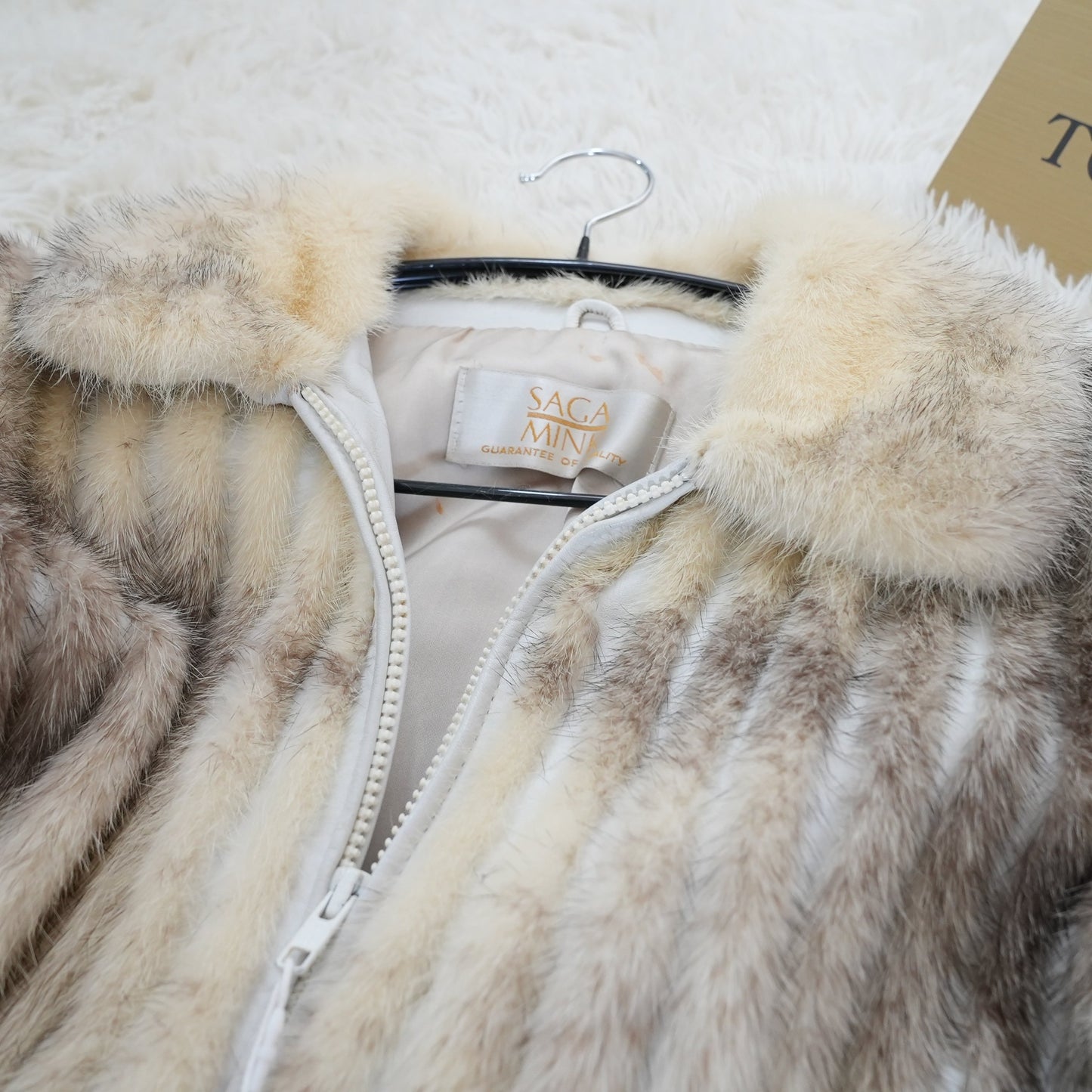 Cross Mink Zip Jacket - SAGA MINK