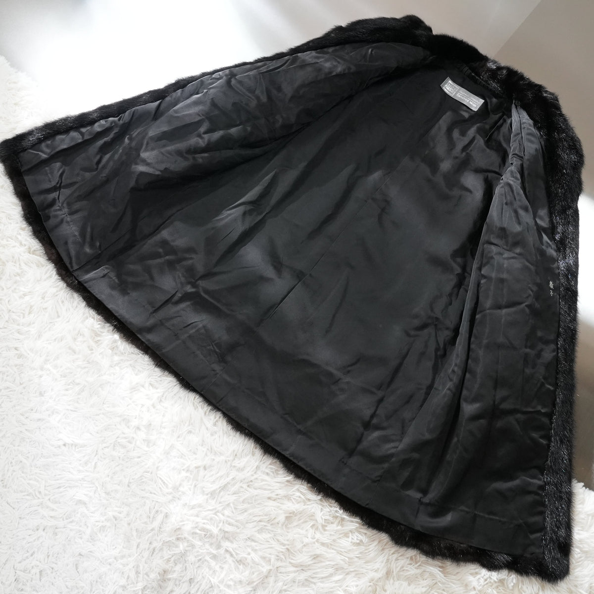 SAGA MINK semi Long Coat - Genuine Vintage Fur From Japan