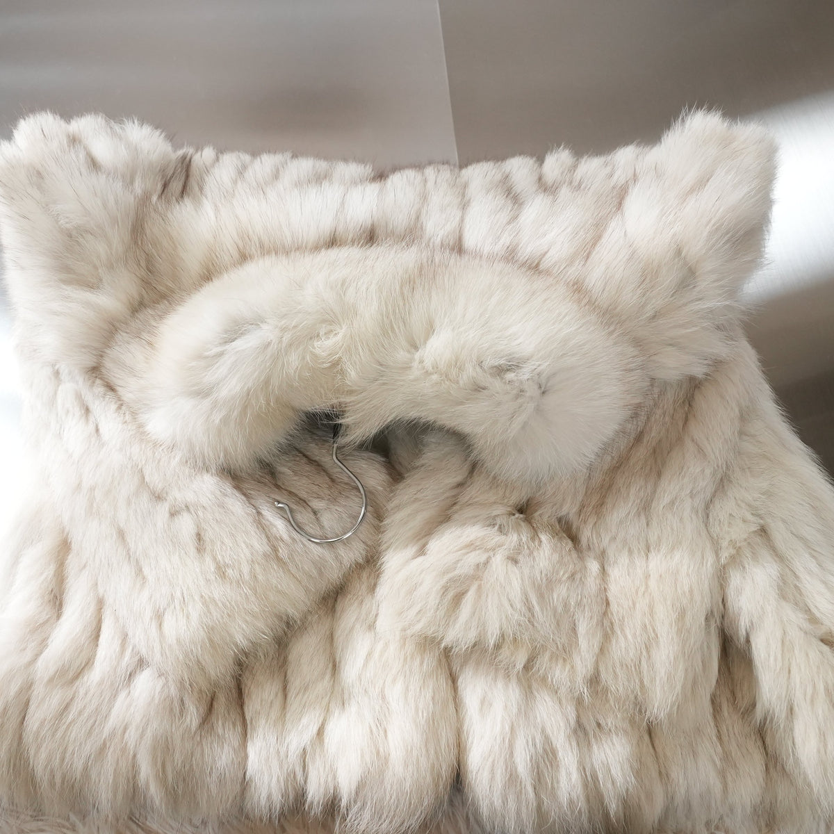 Blue Fox Fur Coat - Genuine Vintage Fur From Japan