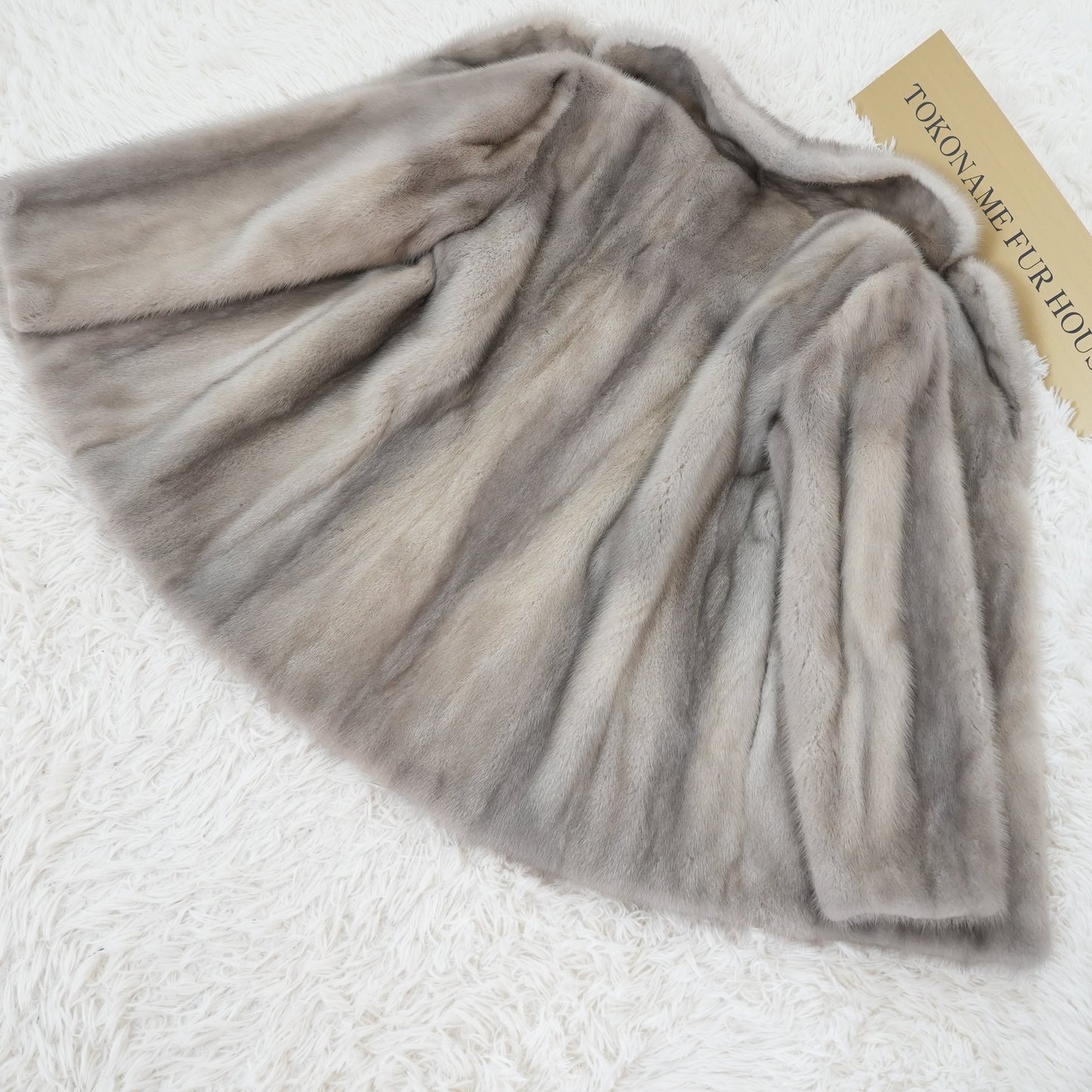 Sapphire mink fur Jacket Genuine Vintage Fur Japan