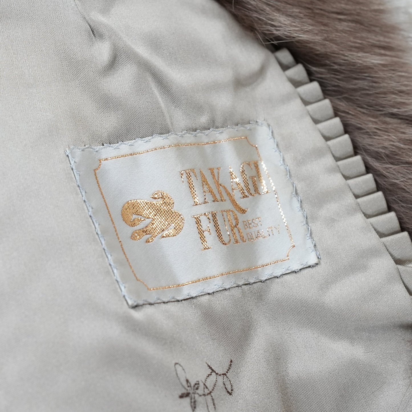 Brown Dyed Fox Fur crop Jacket - Genuine Vintage Fur From Japan