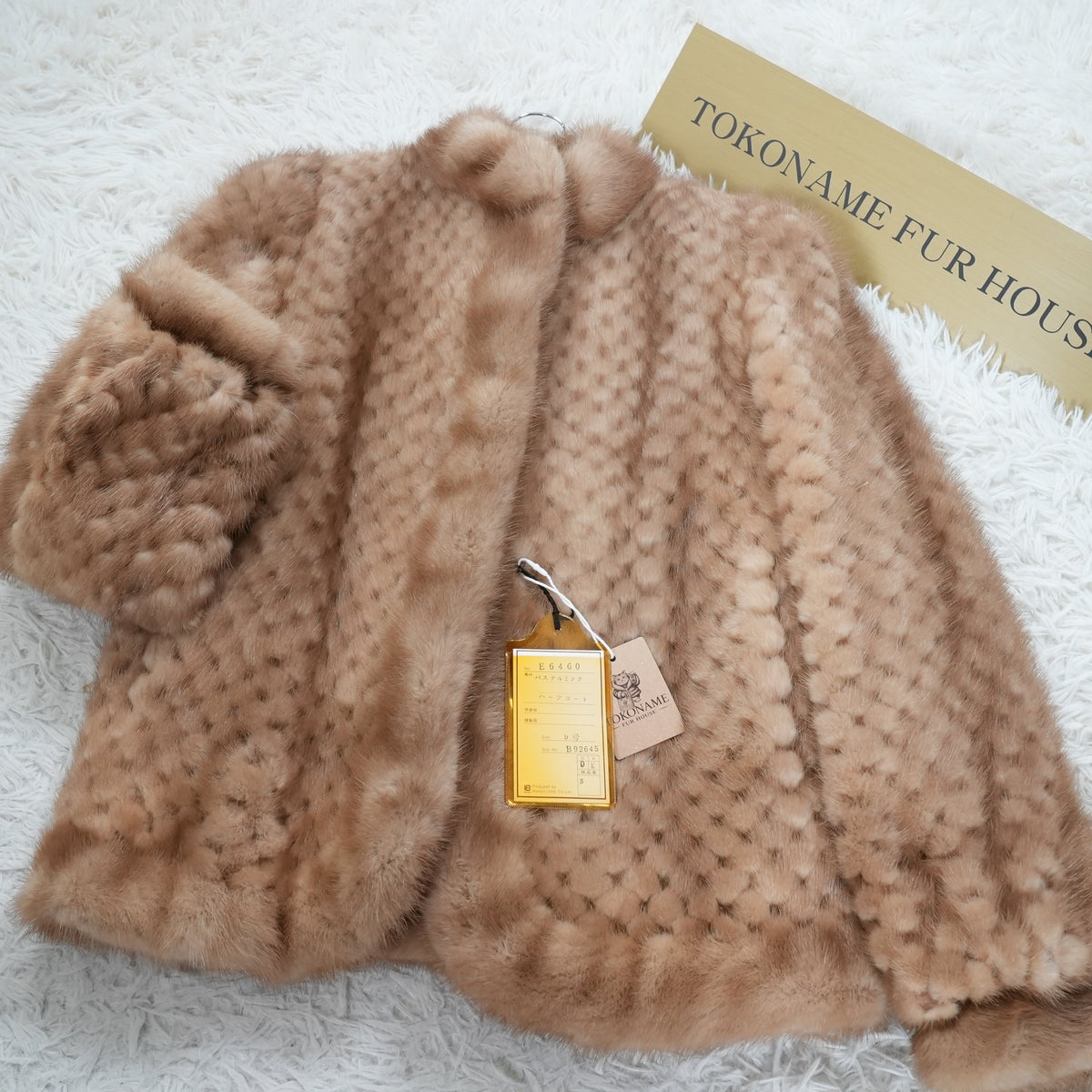 Pastel mink Design Jacket - Genuine Vintage Fur From Japan