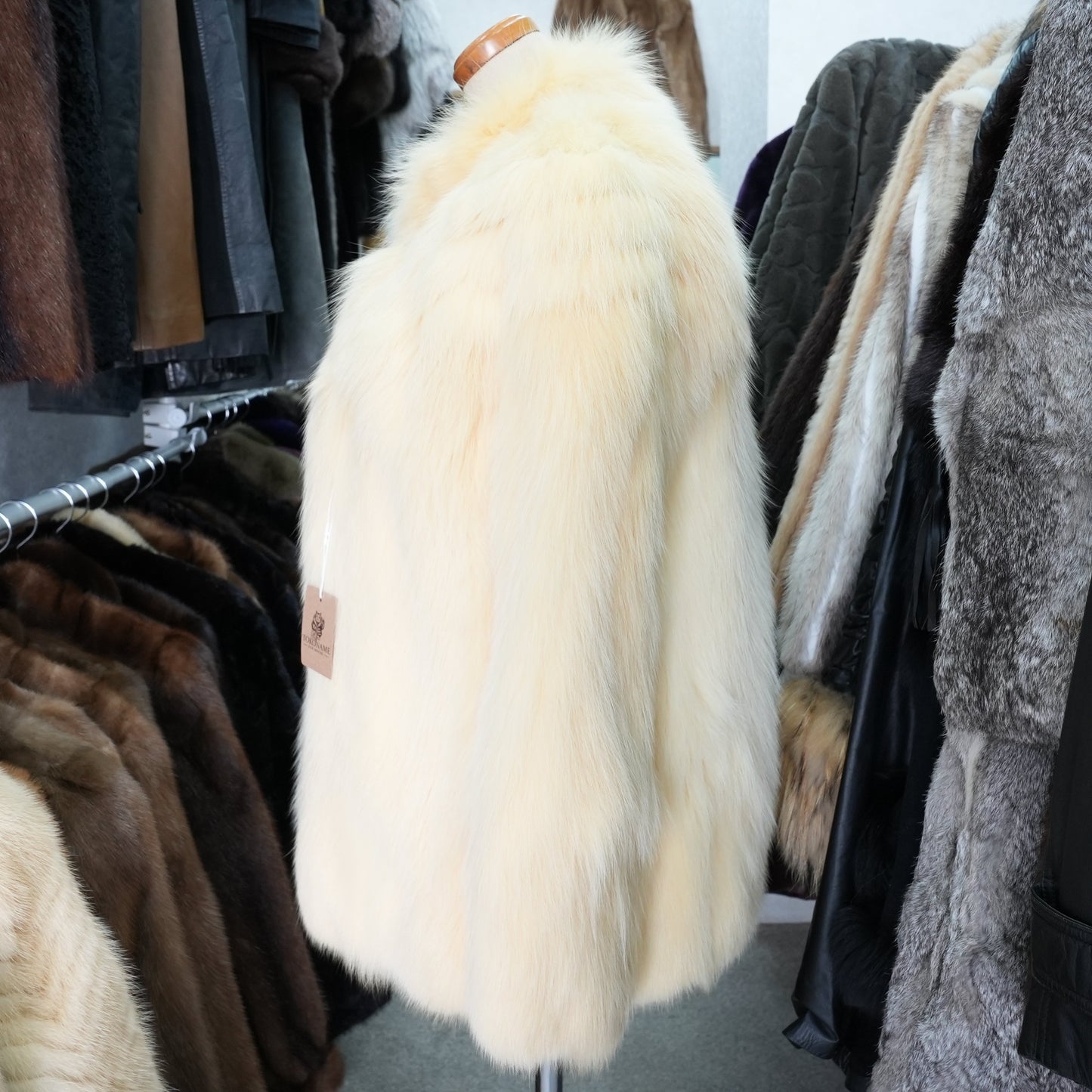 Shadow Fox Coat - Genuine Vintage Fur From Japan