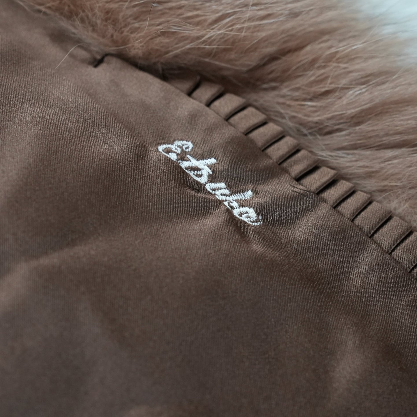 Brown Dyed Fox Coat - Genuine Vintage Fur From Japan