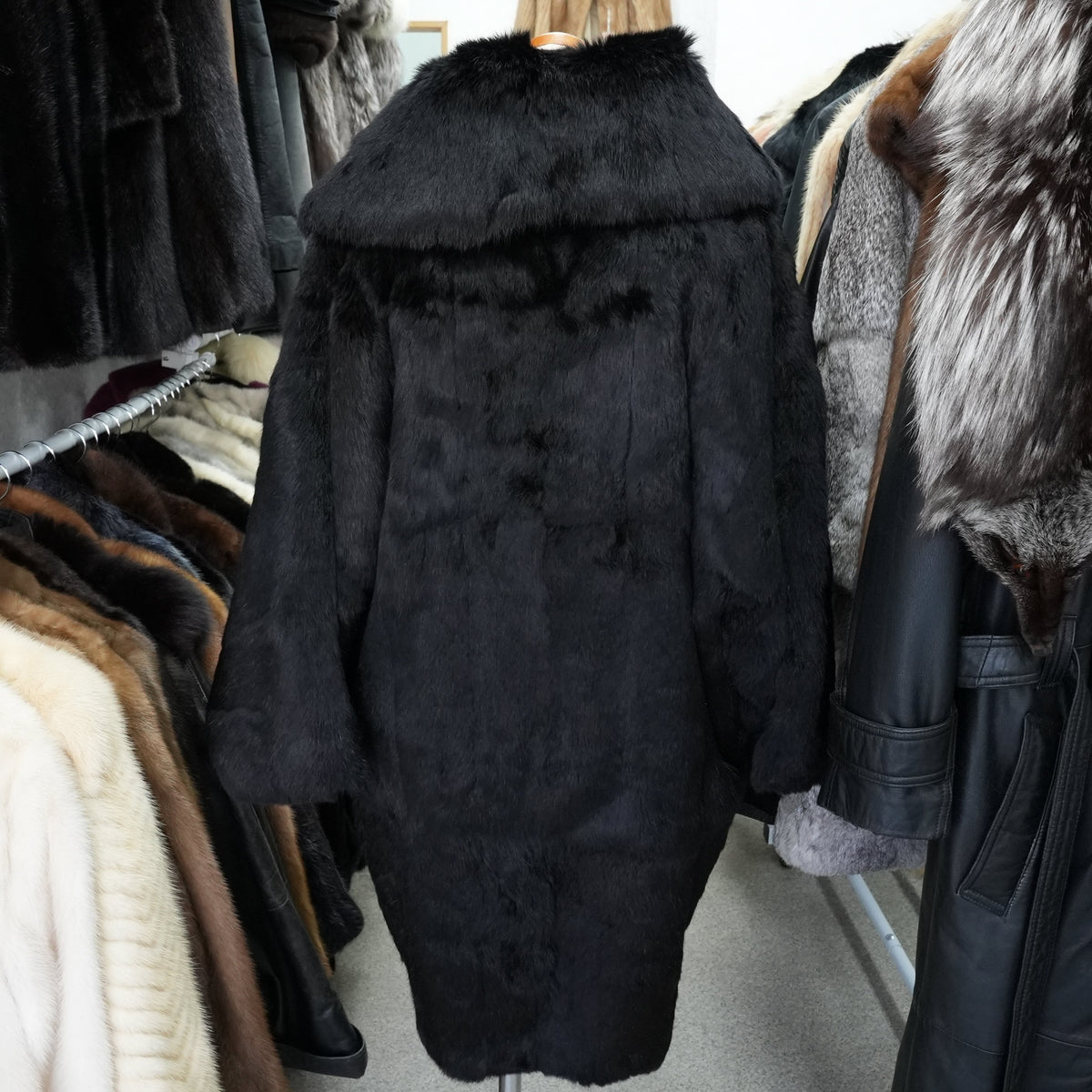 Rabbit Fur Japanese-style clothing Coat Vintage Fur from Japan