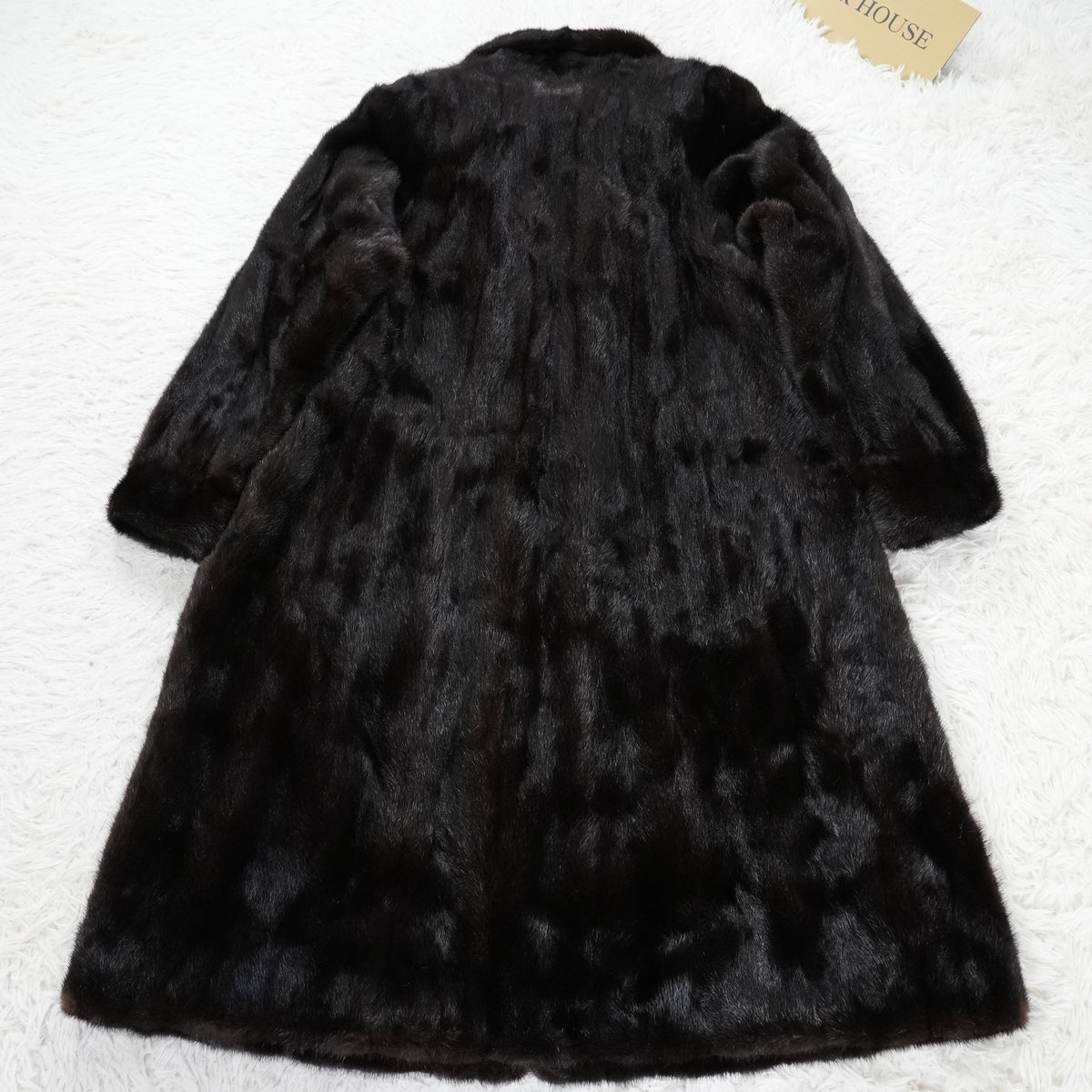 Dark Mink Long Coat SIBERIAN FUR STORE TOKYO - Genuine Vintage Fur From Japan