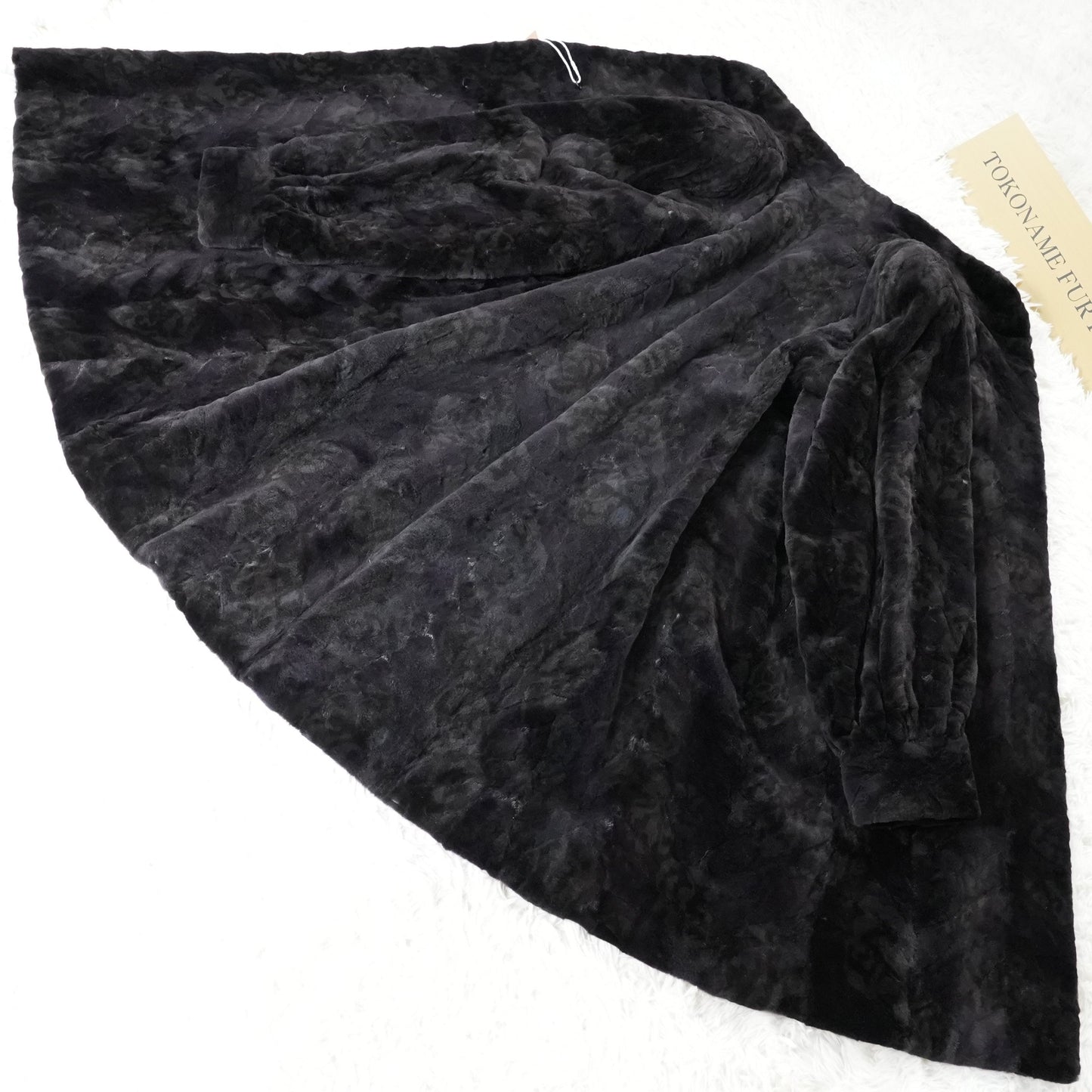 Shaved Mink Design Long Coat SAGA MINK - Genuine Vintage Fur From Japan