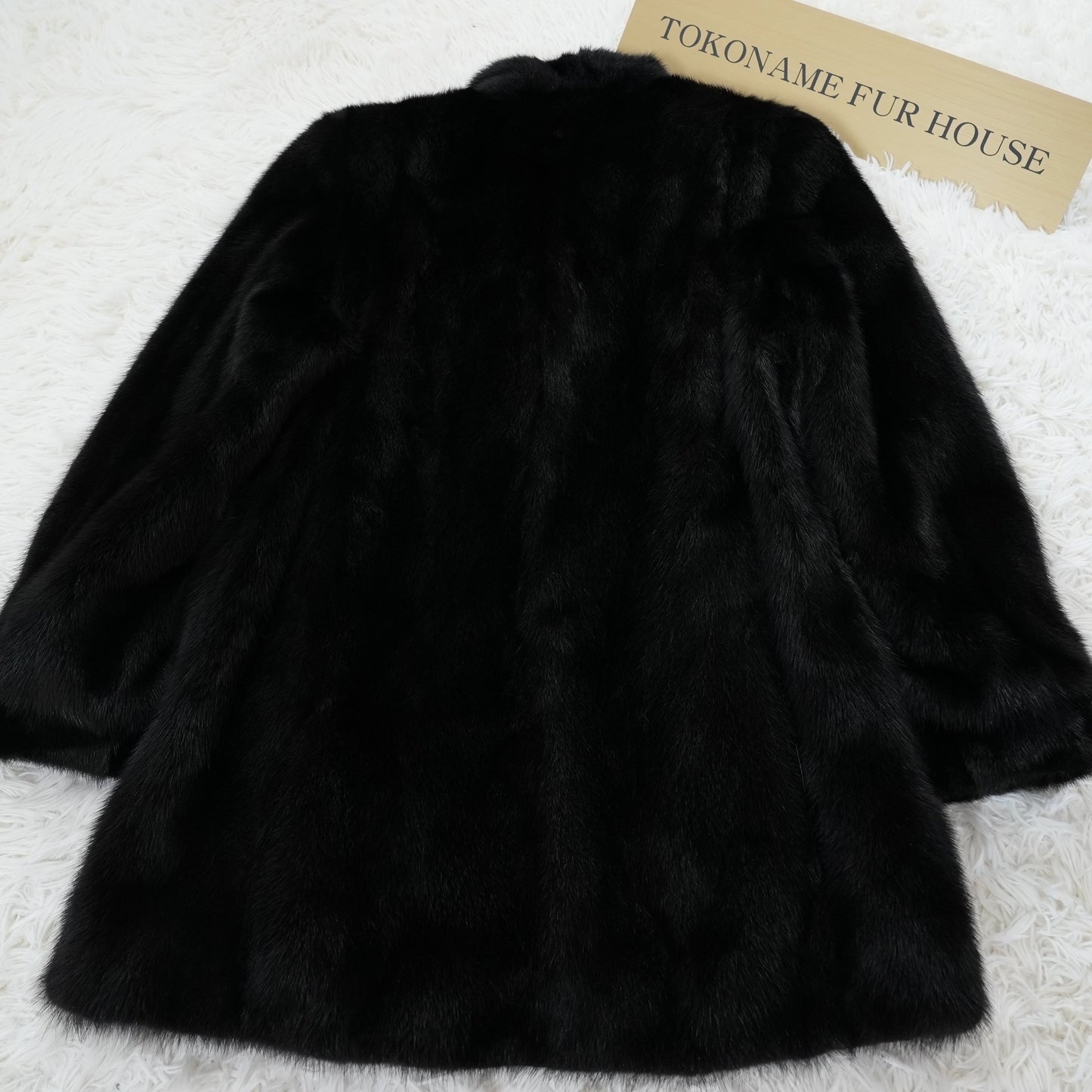 Black Mink Coat - SAGA MINK Vintage Fur Japan