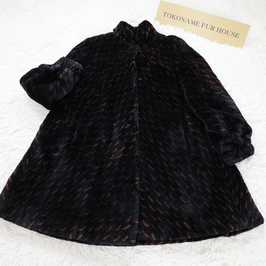 Nutria Design Fur Coat Zuki - Genuine Vintage Fur From Japan
