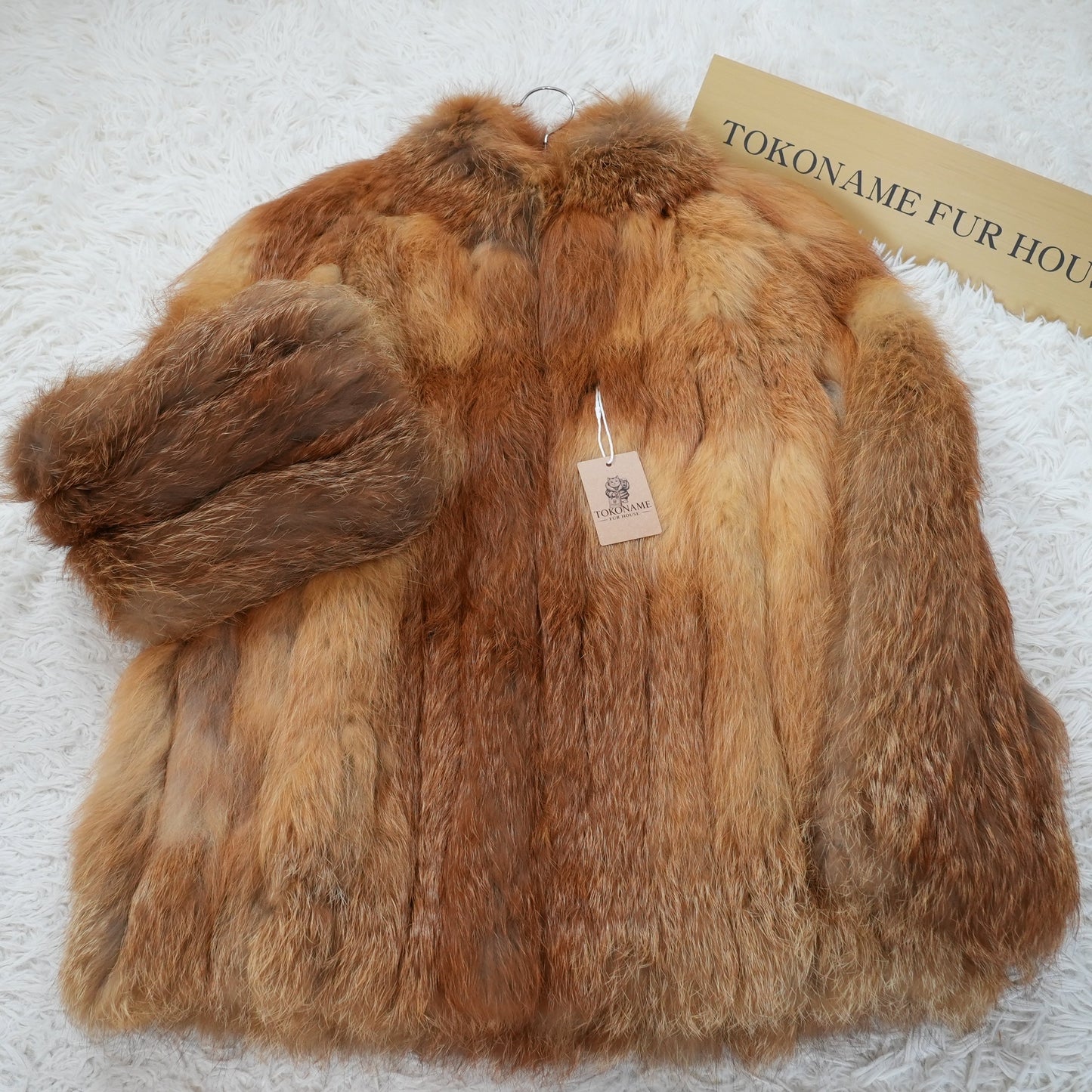 Red Fox Fur Coat - Genuine Vintage Fur From Japan