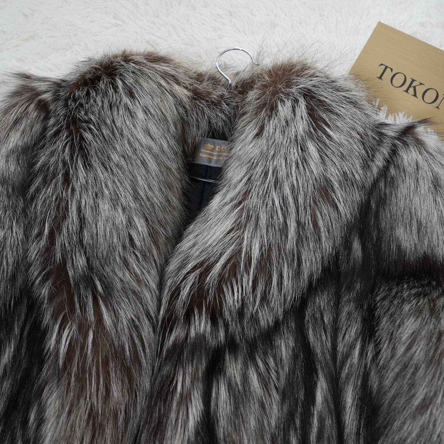 Silver Fox Coat - Royal SAGA MINK Vintage Fur Japan