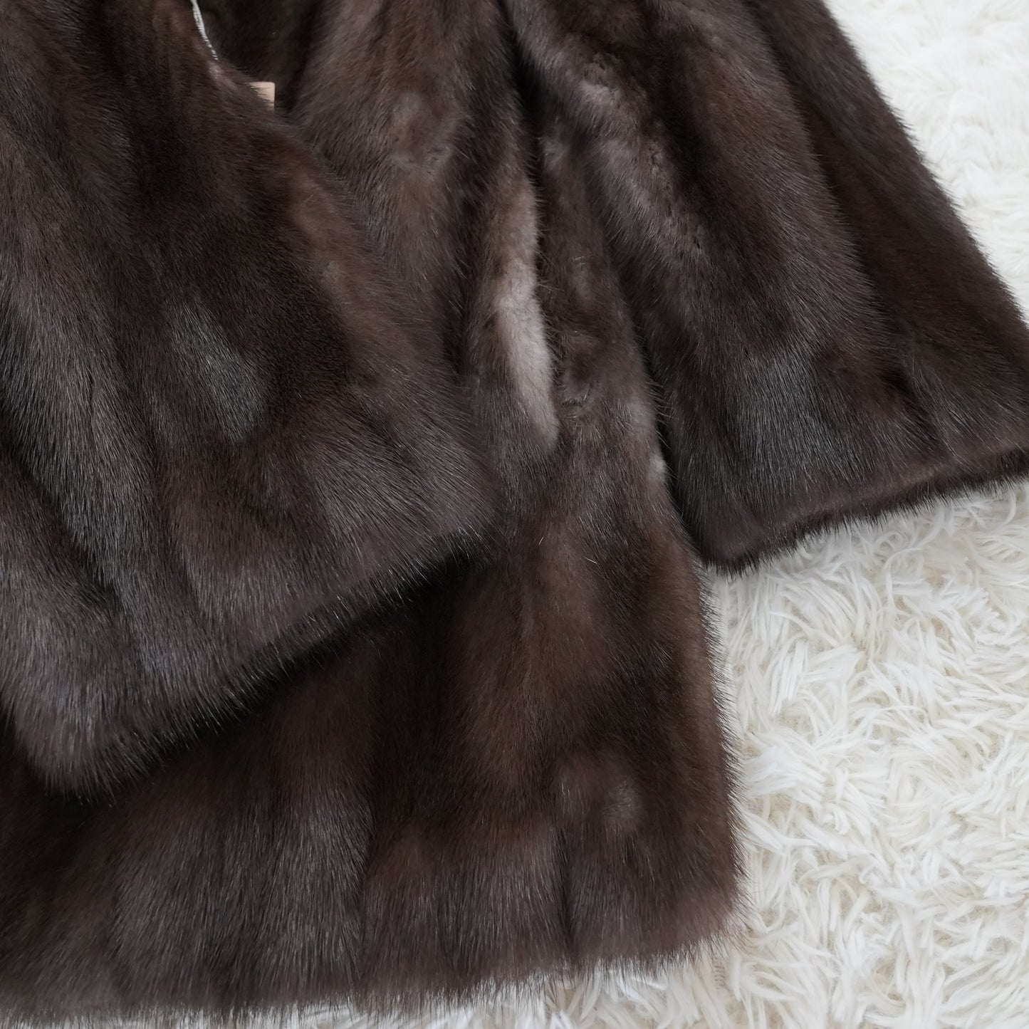 Blue Iris Mink Coat - Royal Saga Mink Genuine Vintage Fur Japan