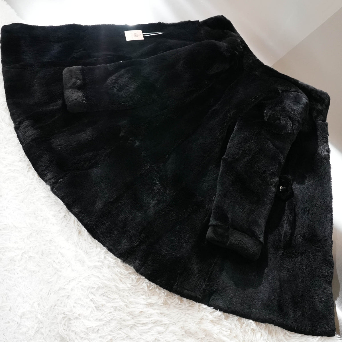 Shaved Nutria and Weasel A line Coat - Genuine Vintage Fur From Japan