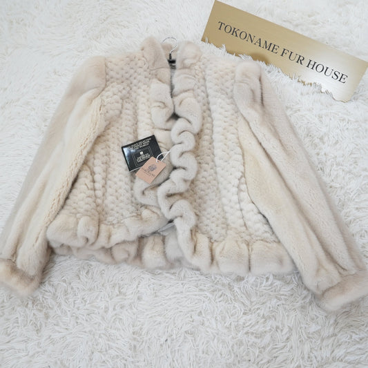 Violet Mink Jacket Genuine Vintage Fur Japan