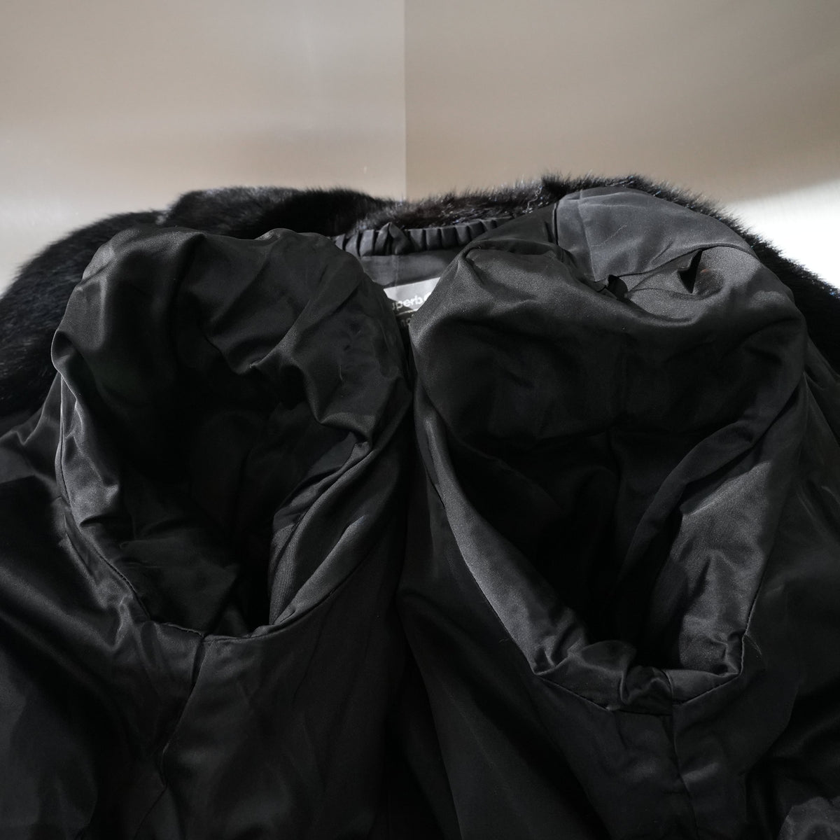 SAGA MINK semi Long Coat - Genuine Vintage Fur From Japan